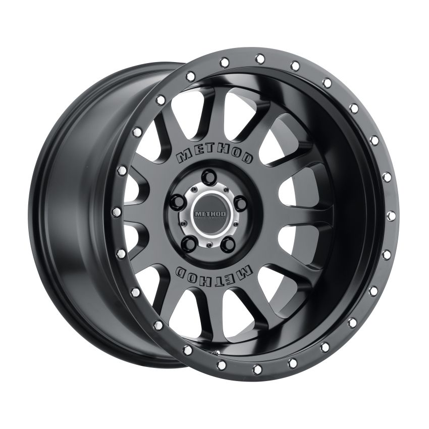 Method Wheels MR60521055524N Method MR605 NV 20x10 -24mm Offset 5x5.5 108mm CB Matte Black Wheel