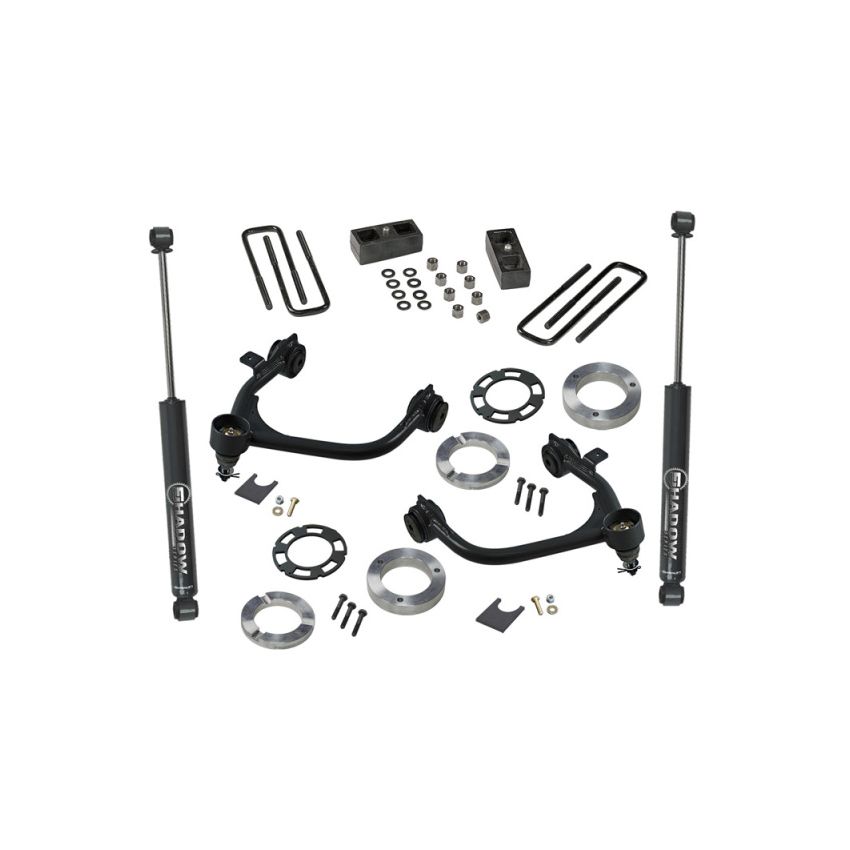 Superlift 3900 19-20 Chevy Silverado 1500 (New Body) 3in GM Lift Kit 2WD and 4WD w/  Shocks