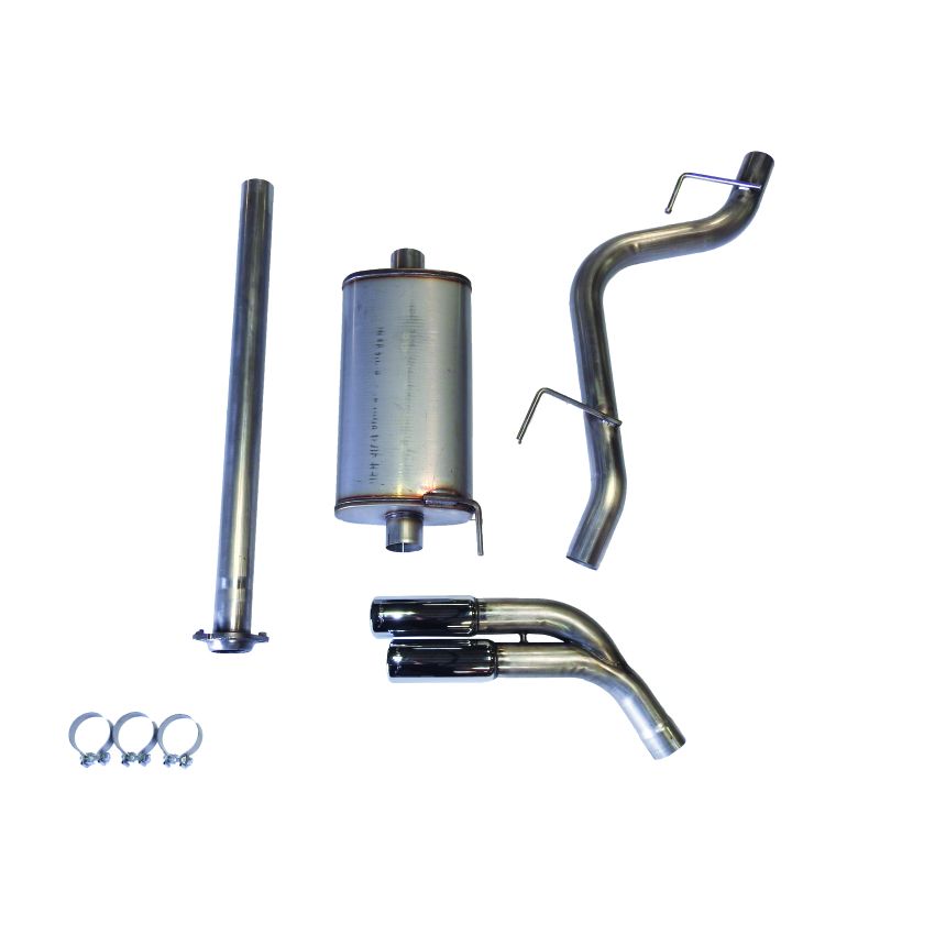 JBA 40-2544 15-20 Ford F-150 2.7L/3.5L/5.0L 409SS Pass Side Dual Exit Cat-Back Exhaust