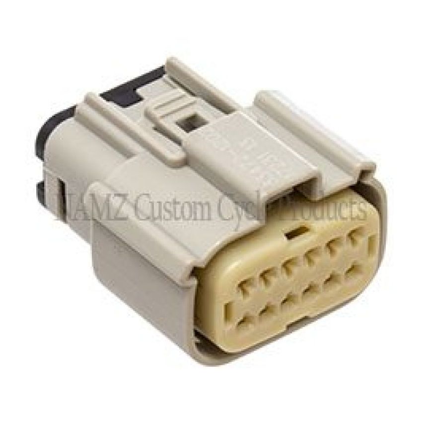 NAMZ NM-33472-1202 07-23 Touring/LiveWire Main Harness Molex MX-150 12-Position Female - Black (HD 72489-07GY)