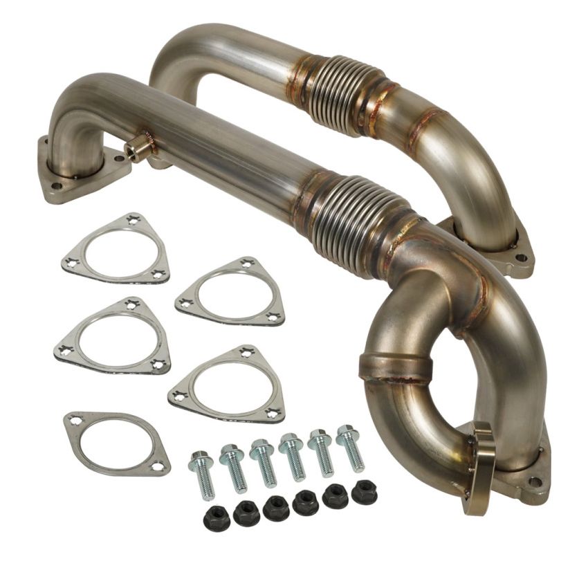 BD Diesel 1043909 Up-Pipes Kit w/EGR Connector - Ford 2008-2010 6.4L F-250/F-350/F-450/F-550