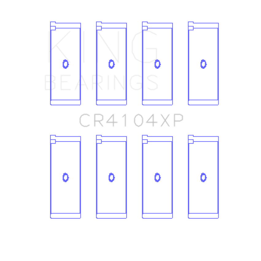 King Audi/VW 83-03 1.6L/1.8L/2.0L (Size STD) Performance Rod Bearing Set