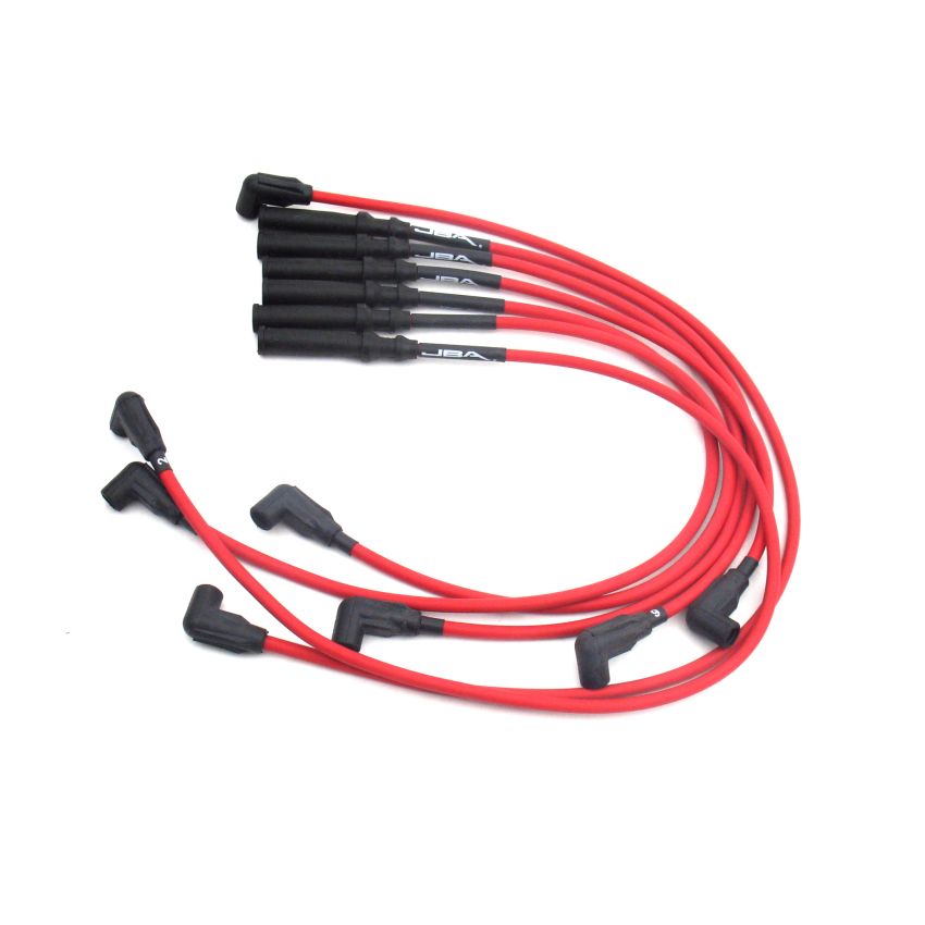JBA 92-02 Dodge Truck 3.9L Ignition Wires - Red