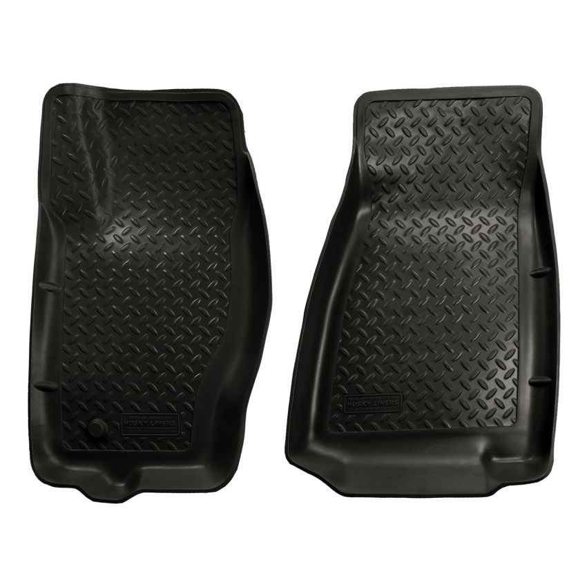 Husky Liners 05-10 Jeep Grand Cherokee/Commander Classic Style Black Floor Liners