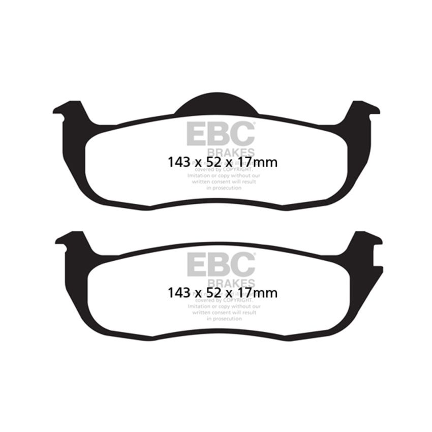 EBC 04-05 Infiniti QX56 5.6 Greenstuff Rear Brake Pads