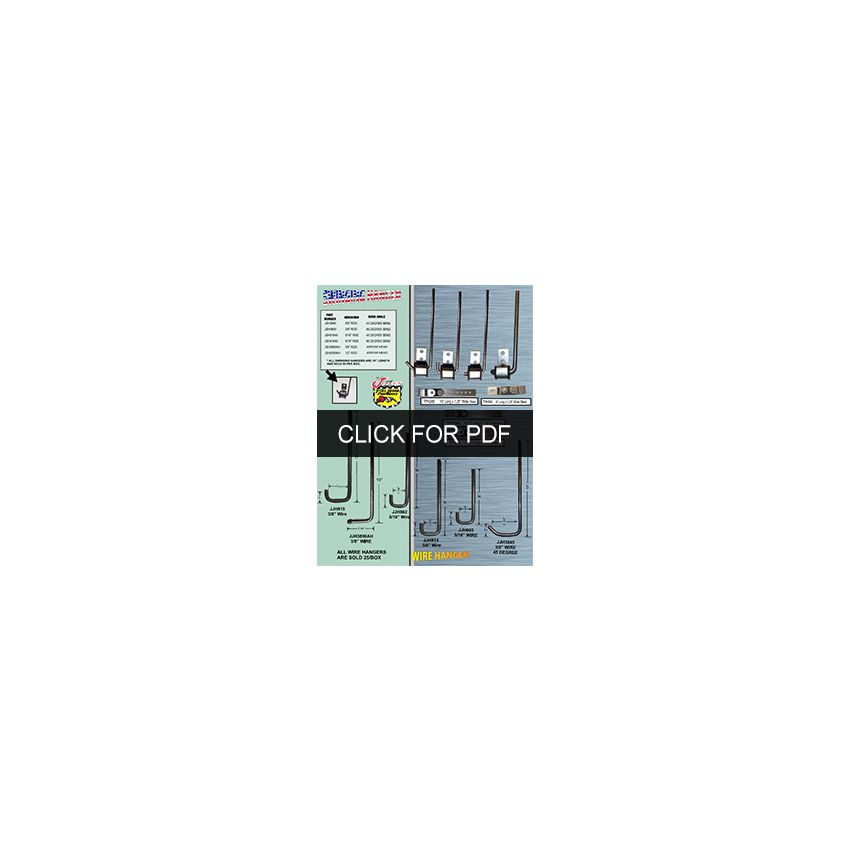 Jones Exhaust JJH3845 Swinging Hangers & Wire Hangers
