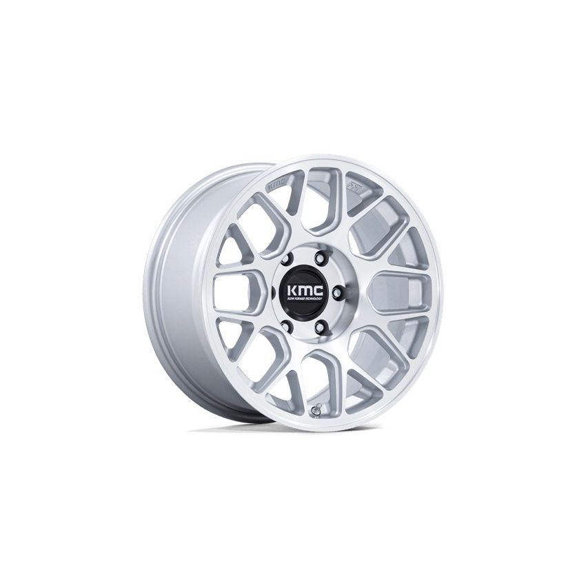 KMC HATCHET 17X8.5 5X5 71 +25 G-SLV-MCH