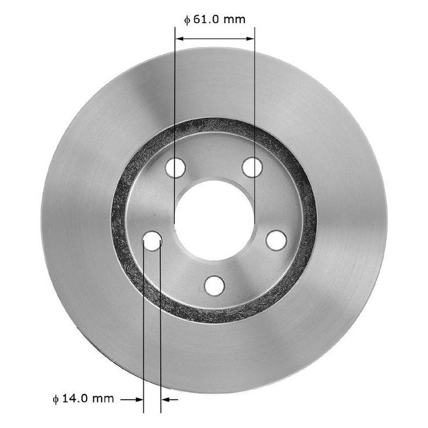 BENDIX DRUM & ROTORS PRT5041 BENDIX Disc Brake Rotor
