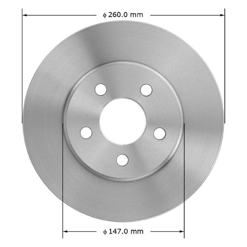 BENDIX DRUM & ROTORS PRT5041 BENDIX Disc Brake Rotor