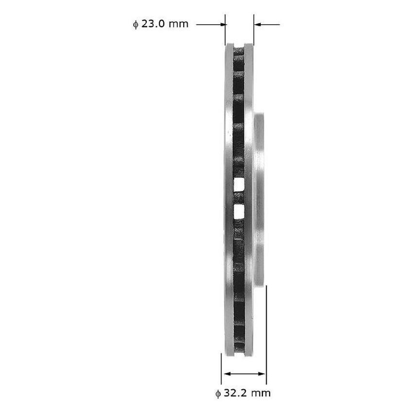 BENDIX DRUM & ROTORS PRT5041 BENDIX Disc Brake Rotor