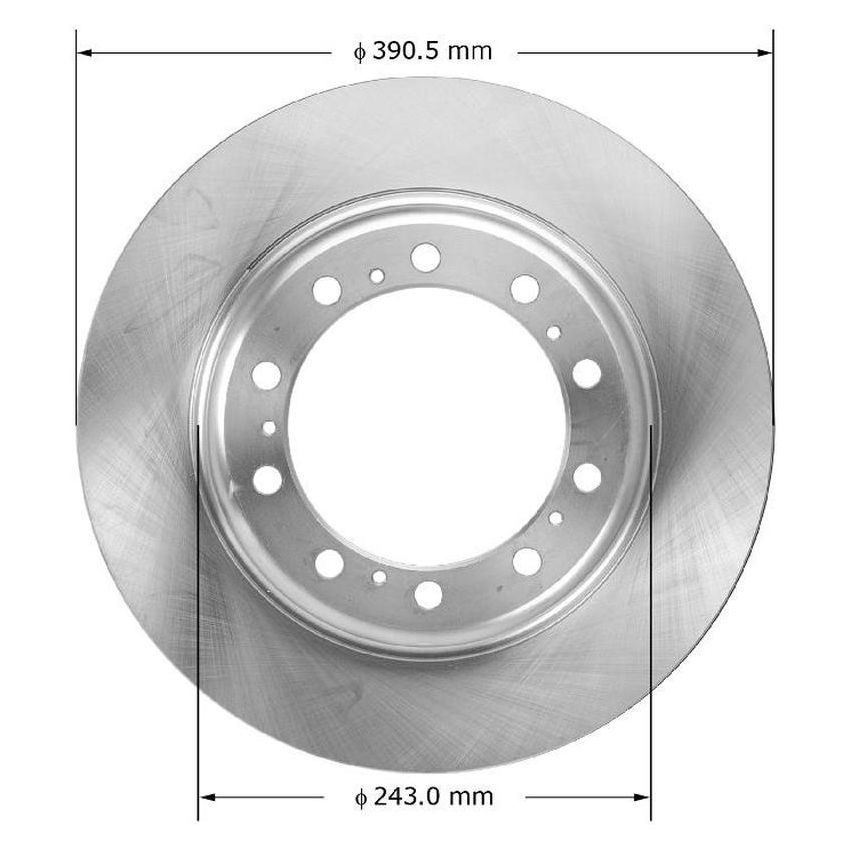 BENDIX DRUM & ROTORS PRT5345 BENDIX Disc Brake Rotor