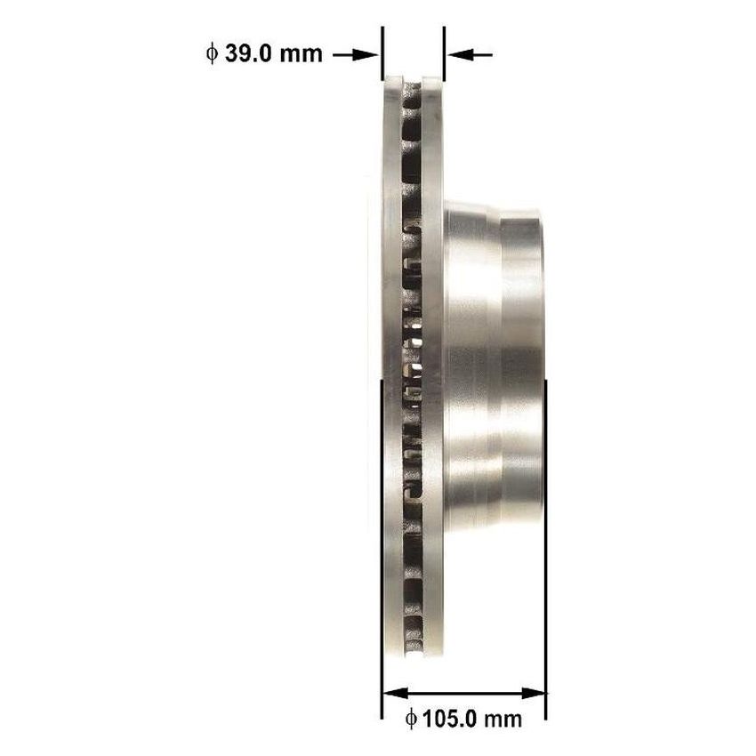 BENDIX DRUM & ROTORS PRT5689 BENDIX Disc Brake Rotor