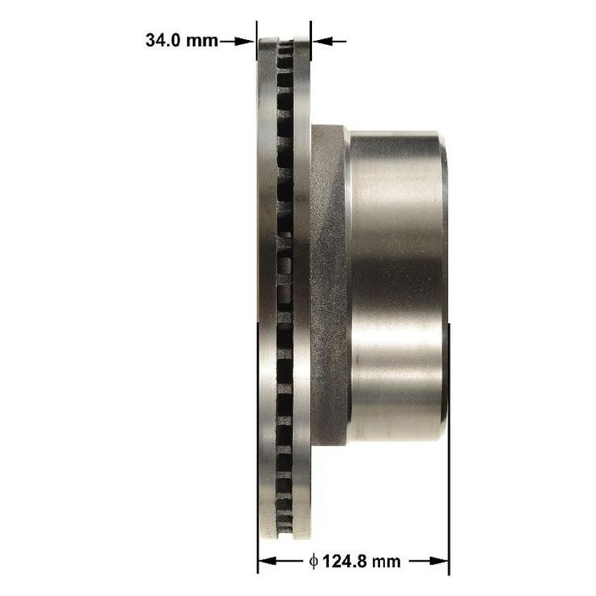 BENDIX DRUM & ROTORS PRT5910 BENDIX Disc Brake Rotor