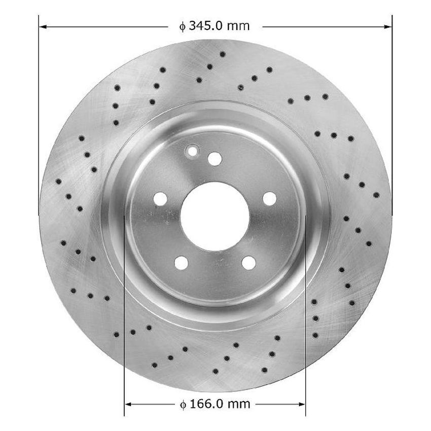 BENDIX DRUM & ROTORS PRT5928 BENDIX Disc Brake Rotor