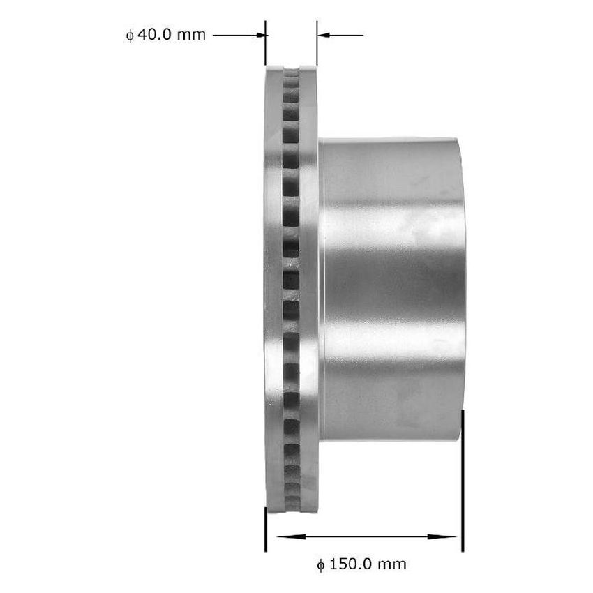BENDIX DRUM & ROTORS PRT6076 BENDIX Disc Brake Rotor