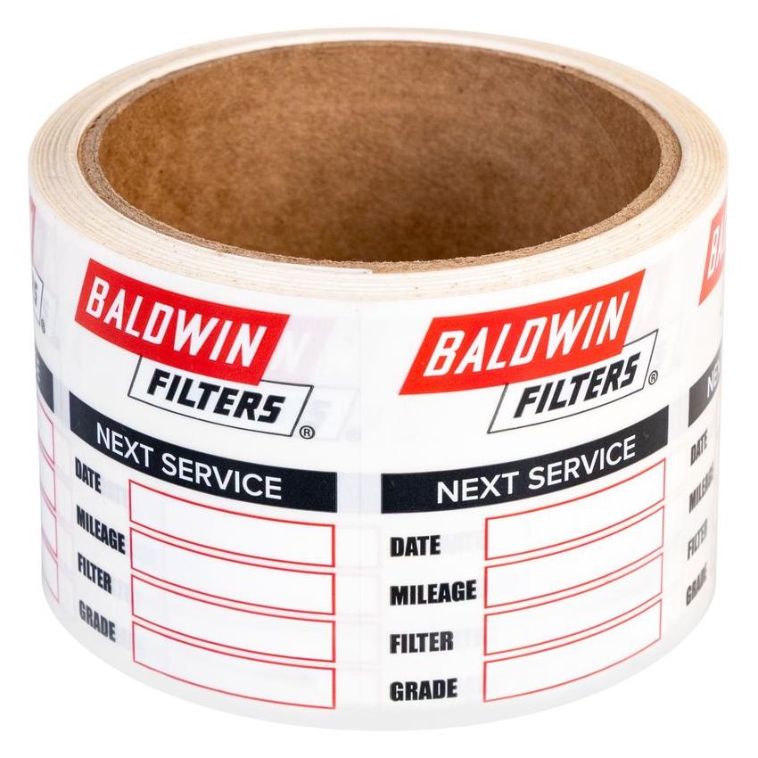 BALDWIN FILTERS PKG50 Service Stickers
