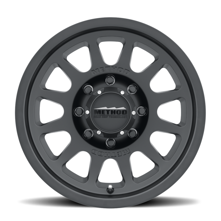Method Wheels MR70378587500 Method MR703 17x8.5 0mm Offset 8x170 130.81mm CB Matte Black Wheel