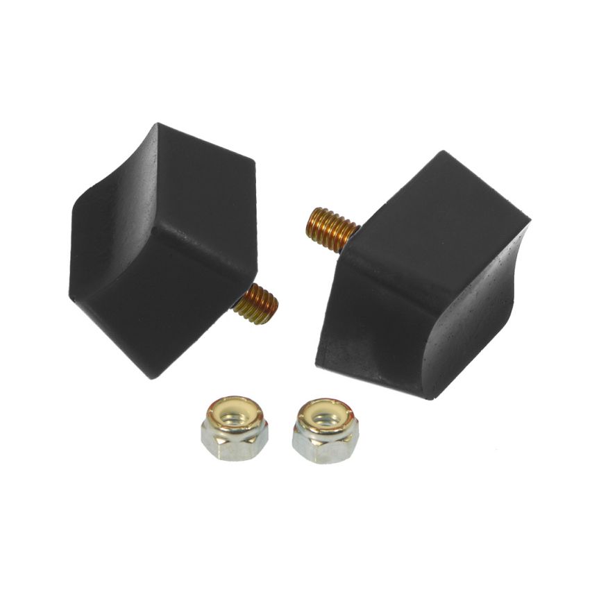 Prothane Universal Bump Stop 1X1 3/4X1 7/16 Crvd Top - Black