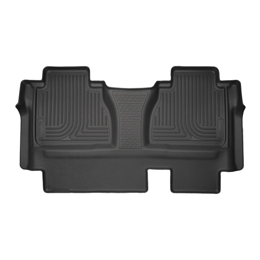 Husky Liners 14-15 Toyota Tundra Double Cab Pickup Weatherbeater Black 2nd Seat Floor Liners