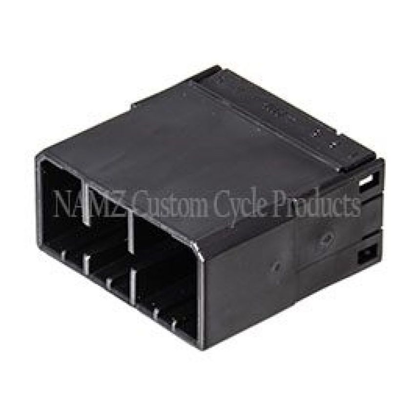 NAMZ NA-174933-2 AMP Multilock 12-Position Male Wire Cap Housing (HD 73112-96BK)