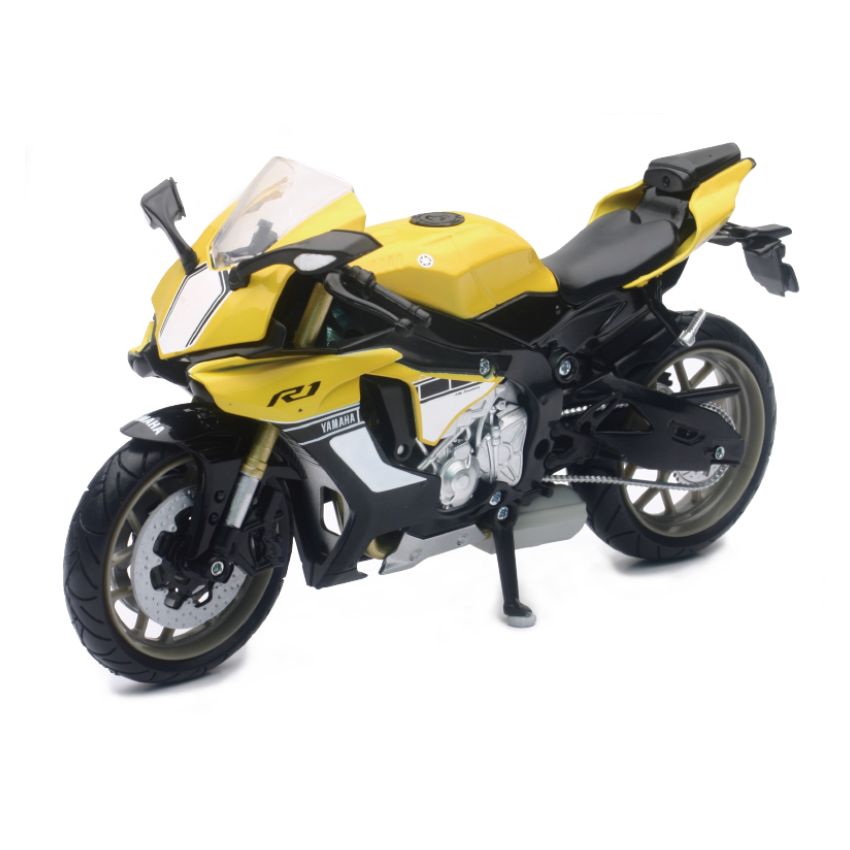 New Ray Toys 57803B Yamaha YZF-R1 Street Bike (Yellow)/ 1:12