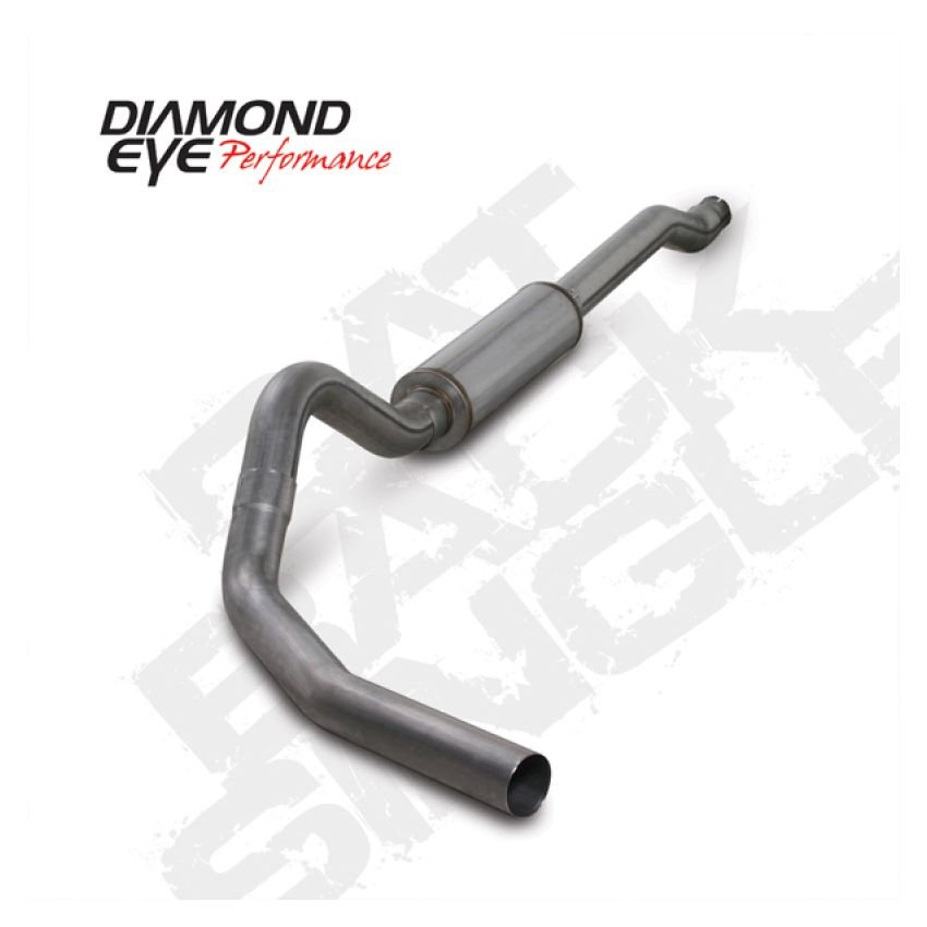 Diamond Eye Performance K4338S Diamond Eye KIT 4in CB SGL SS: 03-07 FORD 6.0L F250/F350