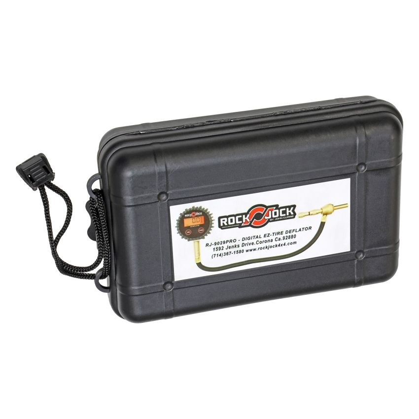 RockJock EZ-Tire Deflator Pro Digital Beadlock Friendly w/ Storage Case