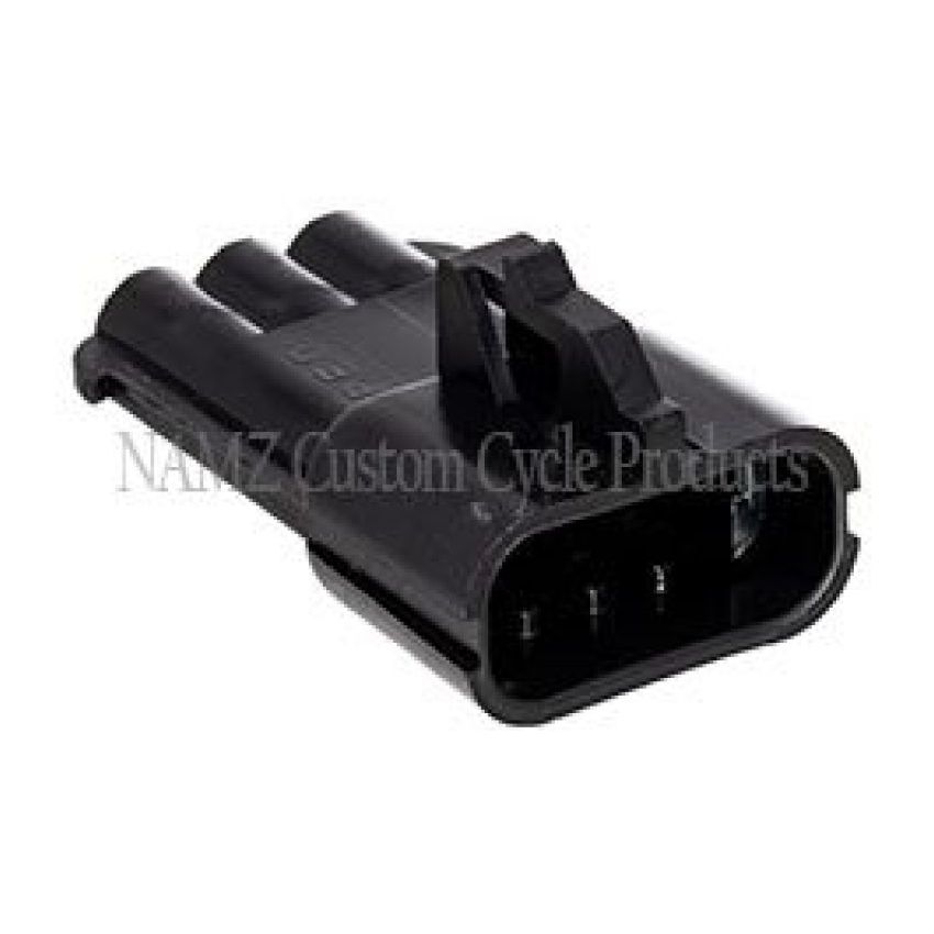 NAMZ NDP-38064 Delphi-Packard Weatherpack 3-Position Male Wire Connector w/Seals