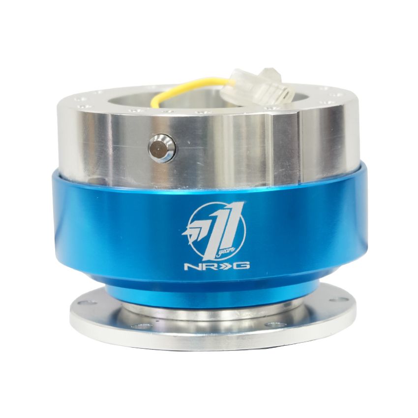 NRG SRK-100BL Quick Release - Black Body/ Blue Chrome Ring