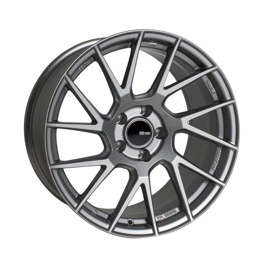 Enkei TM7 17x8.0 5x114.3 45mm Offset 72.6mm Bore Gloss Black Wheel