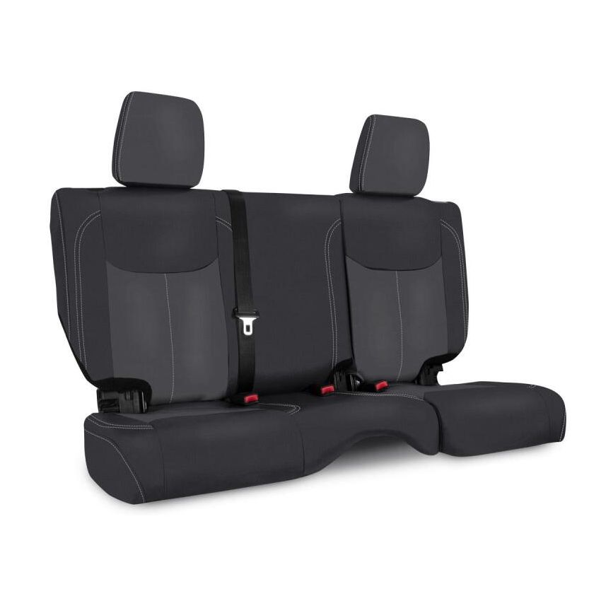 PRP 13-18 Jeep Wrangler JKU Rear Seat Cover/4 door - Black/Grey