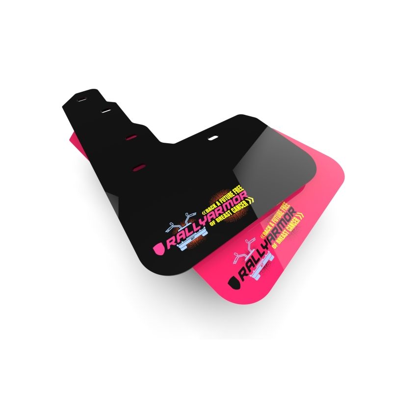 Rally Armor MF53-BCE24-PK-BLK 17-20 Ford Raptor Pink Mud Flap BCE Logo