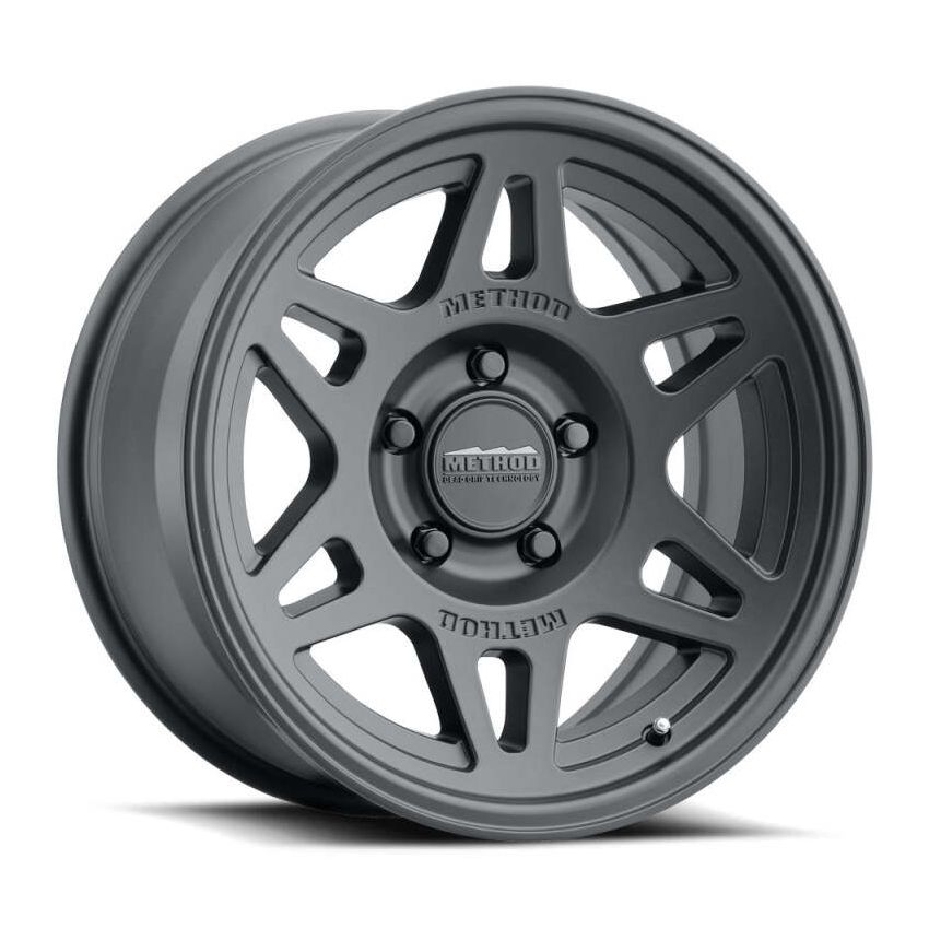 Method Wheels MR70678550500 Method MR706 Bead Grip 17x8.5 0mm Offset 5x5 5mm Matte Black Wheel