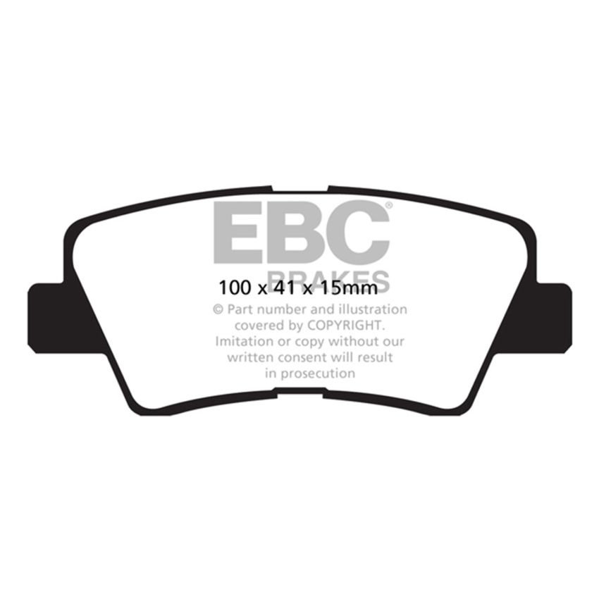 EBC UD1313 09-11 Hyundai Azera 3.3 Ultimax2 Rear Brake Pads