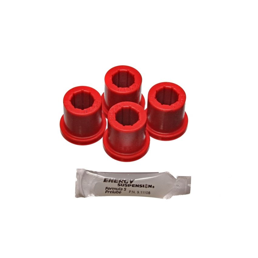 Energy Suspension 80-87 Toyota Pick Up Red Rear Spring Frame Shackle Bushing Kit