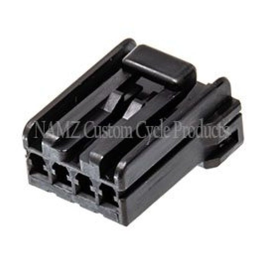 NAMZ NA-174922-2 AMP Multilock 4-Position Female Plug Housing (HD 73154-96BK)
