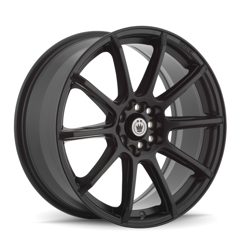 Konig Control 15x6.5 4x100 / 4x108 ET40 Matte Black