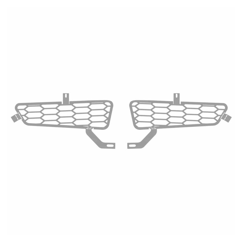 Putco 86168 15-20 Ford F-150 Raptor - Hex Style - Polished SS Bumper Grille Inserts