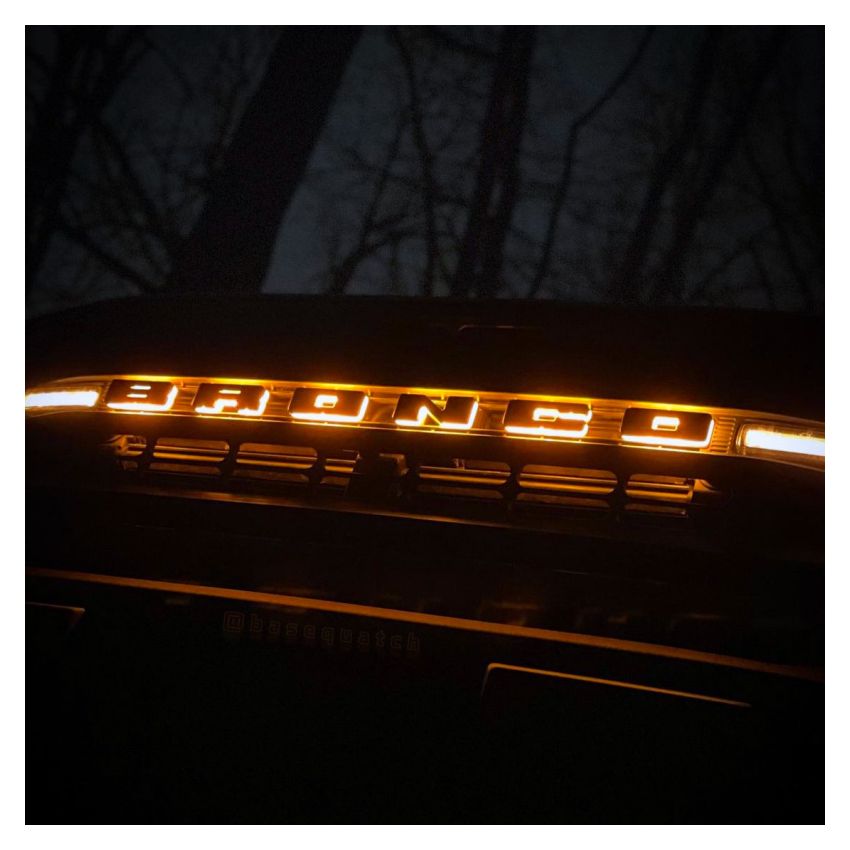 Oracle Lighting 3141-B-005 Universal Illuminated LED Letter Badges - Matte Black Surface Finish - B