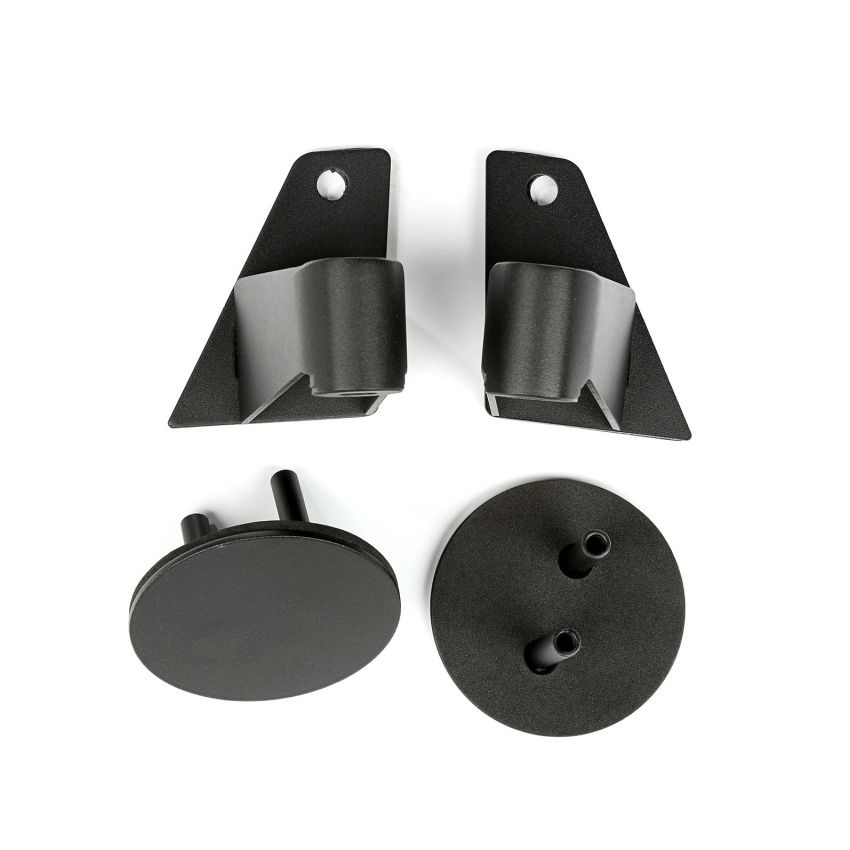 Rugged Ridge 07-18 Jeep Wrangler JK Textured Black Mirror Relocation Brackets