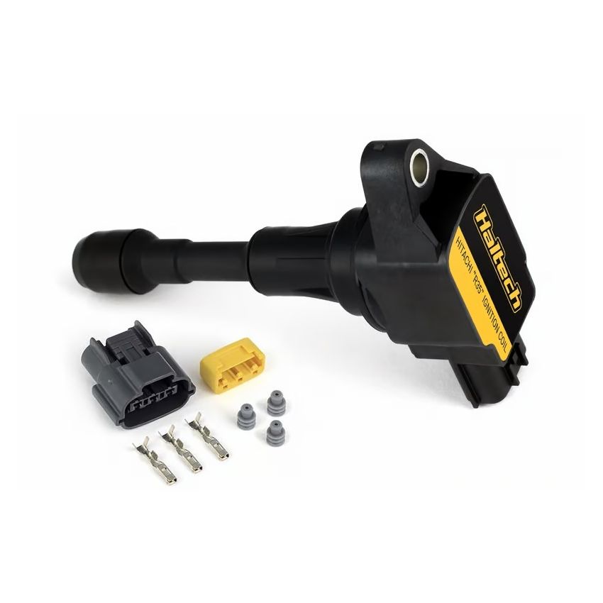 Haltech HT-020106 Hitachi R35 Ignition Coil w/Built-In Ignitor (Incl Plug & Pins)