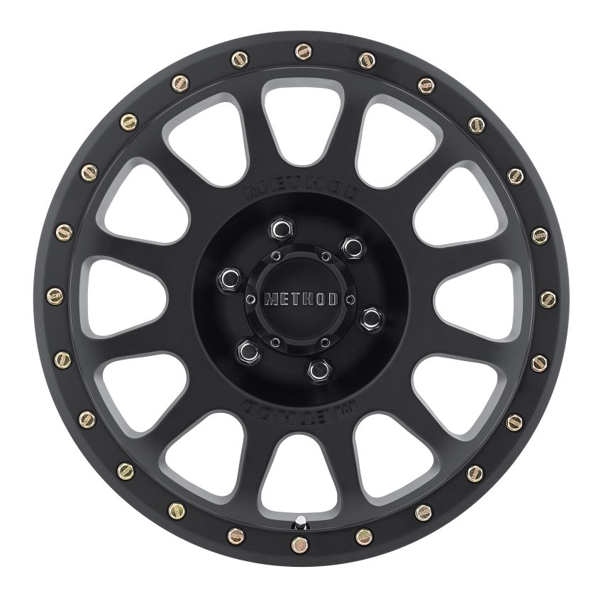 Method Wheels MR30578516500 Method MR305 NV 17x8.5 0mm Offset 6x135 94mm CB Matte Black Wheel