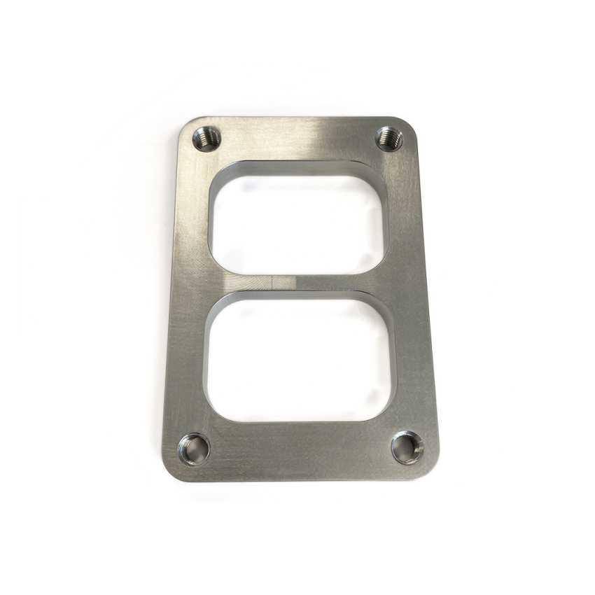 Stainless Bros 603-00056-0200 SS304 T6 Turbo Inlet Flange Divided - 1/2in / 12.7mm (Threaded)