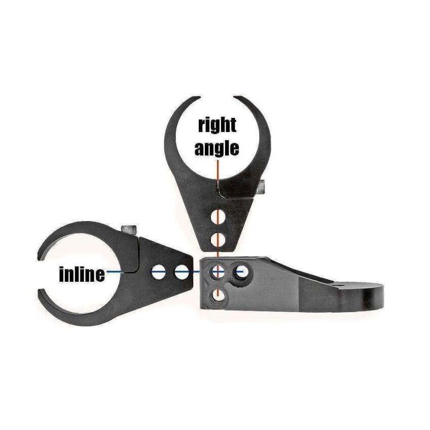 Rugged Radios AMH-1.25 Antenna Bar Mount for Horizontal Bar 1.25 Inch