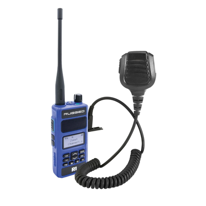 Rugged Radios R1-G BUNDLE - Rugged R1 - Business Band Two Way Handheld Radio - with Hand Mic