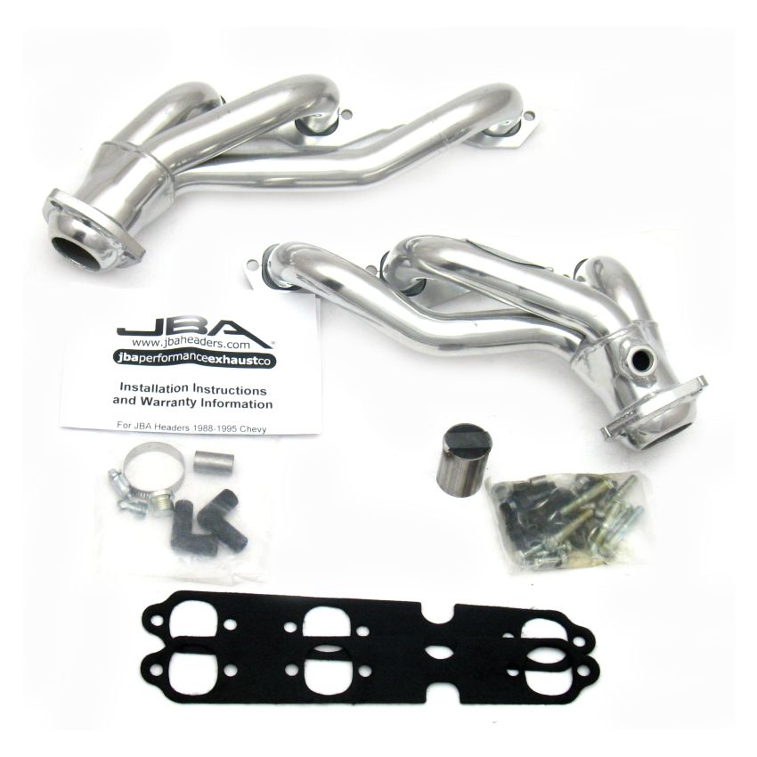JBA 88-95 GM Truck 4.3L V6 w/o A.I.R. Injection 1-1/2in Primary Silver Ctd Cat4Ward Header