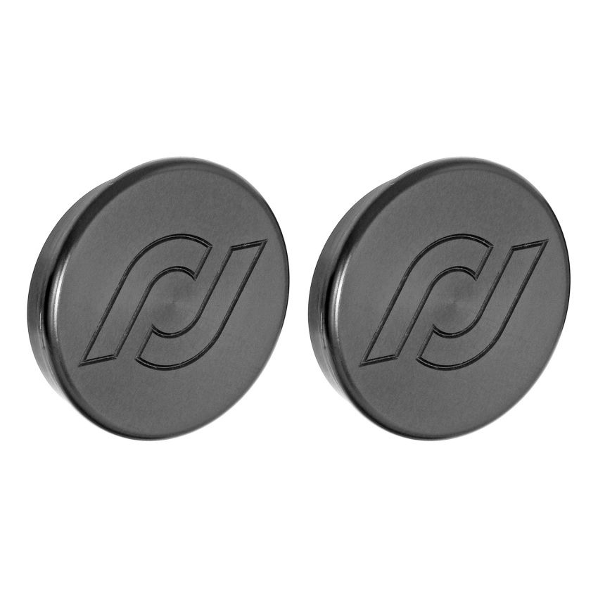 RockJock JL/JT Frame Rail Plugs Frame Behind Front Axle Centerline CNC Machined Black Delrin