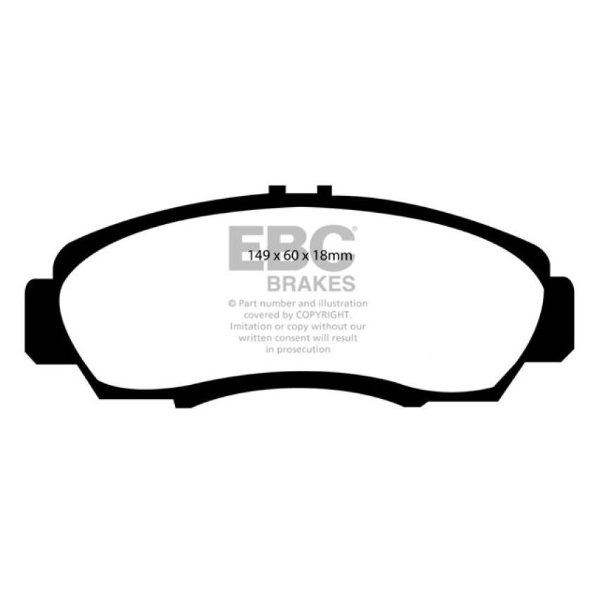 EBC 01-03 Acura CL 3.2 Ultimax2 Front Brake Pads