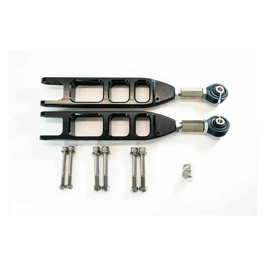 ISC Suspension 08-21 Subaru Impreza V3 Rear Adjustable Control Arms - Stealth Series Black