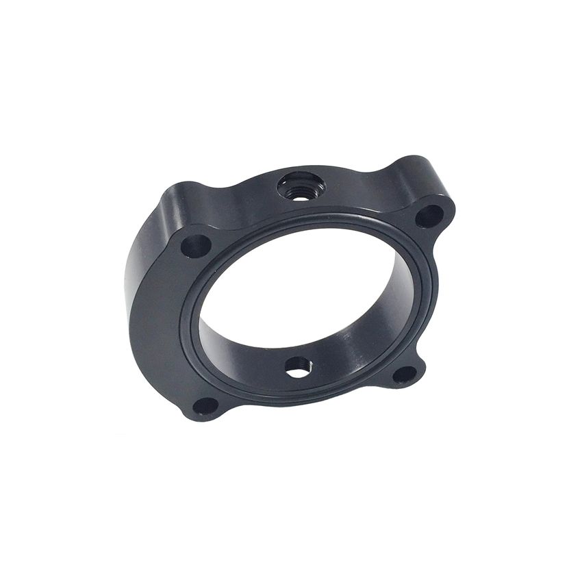 Torque Solution Throttle Body Spacer 2013+ Hyundai Genesis Coupe 2.0T  - Black